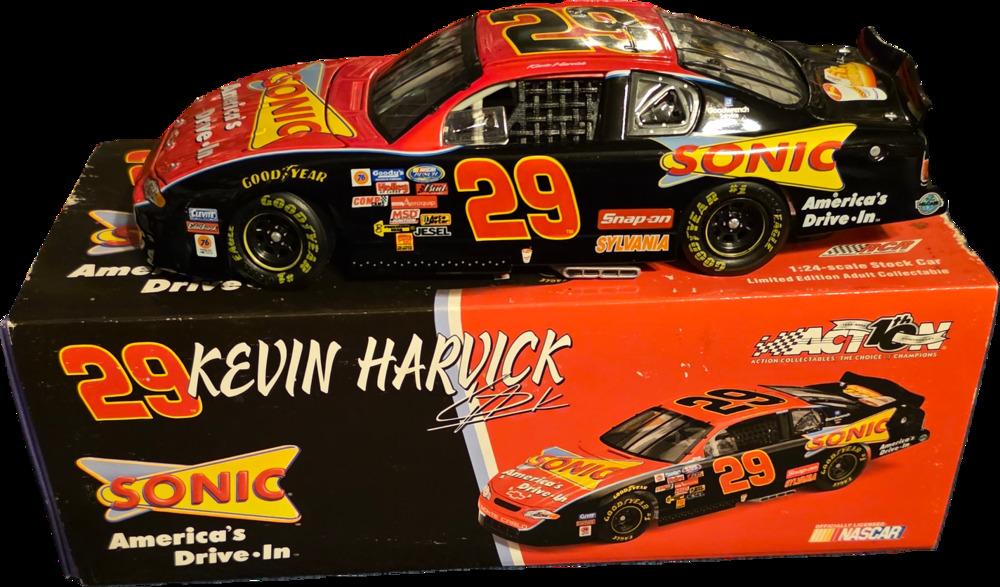 Kevin Harvick #29 Sonic 2002 Monte Carlo 1:24 Action GM Dealer 1/1008 Nascar